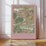 William Morris Owl And Willow Pink Art Print, thumbnail 1 of 4
