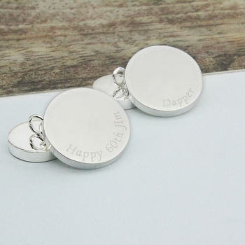 Personalised Chain Link Cufflinks, 4 of 6
