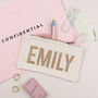 Personalised Glitter Name Pencil Case, thumbnail 5 of 5