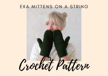 Crochet Pattern Eka Mittens On A String Digital Guide, 10 of 10
