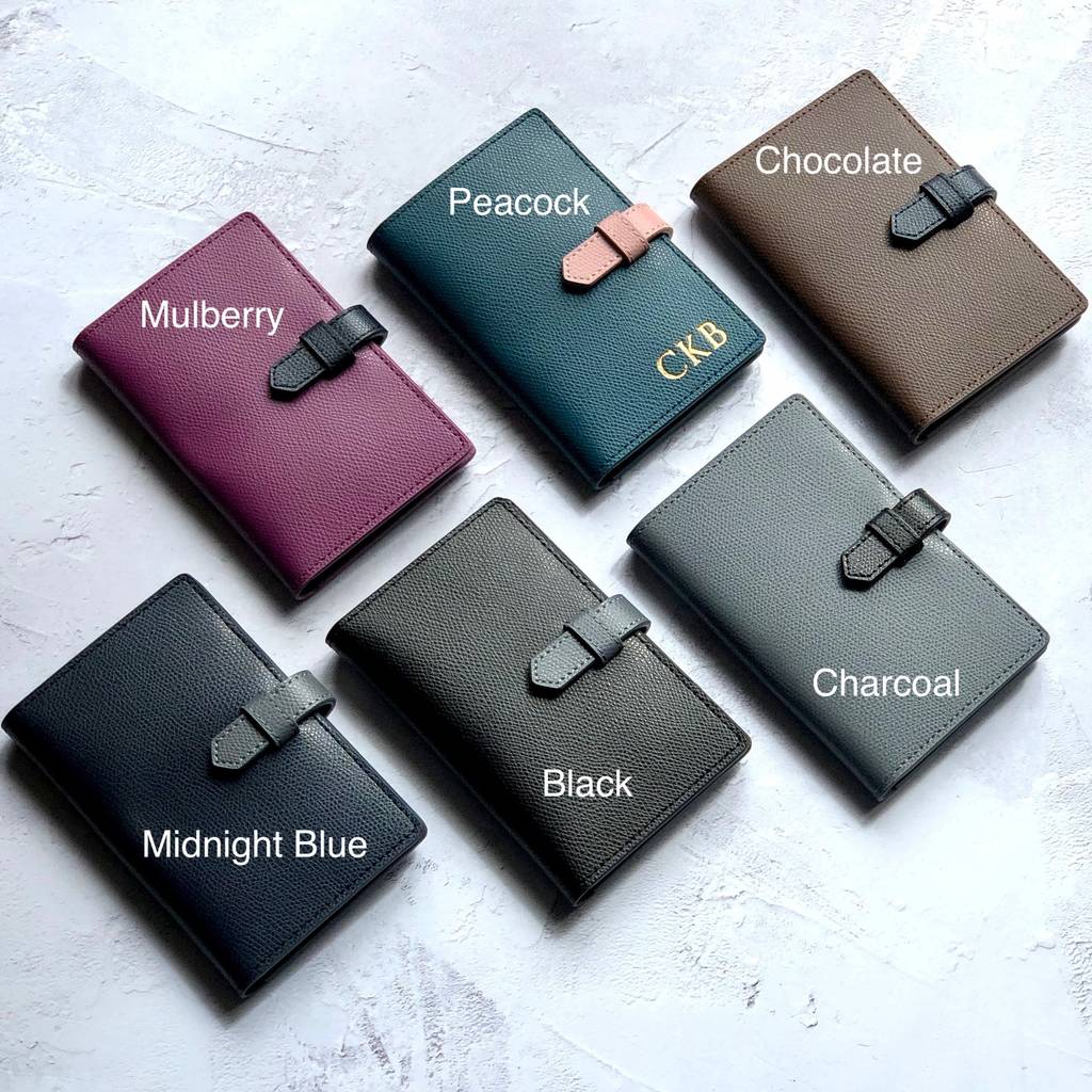 Leather Passport Cover In Many Colours By Be Golden ...