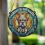 French Bulldog Grey Memorial Suncatcher, thumbnail 6 of 6