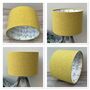 Ethan Yellow Geometric Pattern Double Sided Lampshades, thumbnail 8 of 8