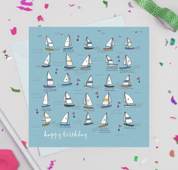 'Sailing' Birthday Card, 2 of 4