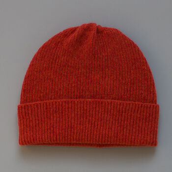 Lambswool Rib Beanie Hat In 11 Colours, 5 of 12