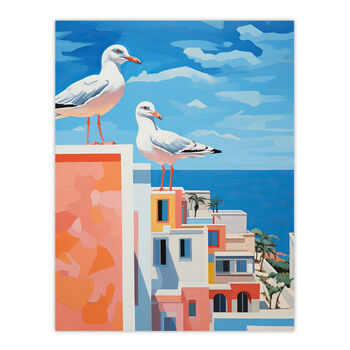 Neighbourhood Watch Seaside Birds Wall Art Print, 6 of 6