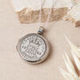 80th Birthday 1945 Sixpence Locket Necklace, thumbnail 1 of 7