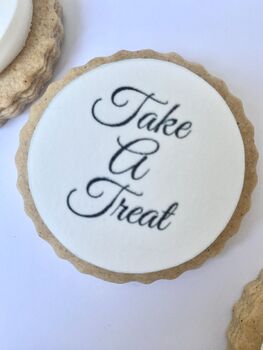 Personalised Wedding Biscuit Favours X 100, 2 of 3