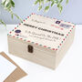 Personalised Nostalgic International Mail Christmas Box, thumbnail 2 of 9