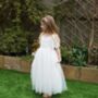 Anastasia In Ivory ~ Party Or Flower Girl Dress, thumbnail 2 of 6