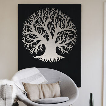 Tree Of Life Metal Art Enhancing Home Wall Decor, 5 of 12