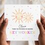 Key Worker Thank You Card, Sun Teacher Appreciation End Of Term Gift, thumbnail 1 of 2