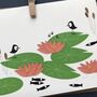 Bird Card With Lilies, thumbnail 3 of 4