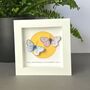 Personalised Two Butterflies Against A Golden Sun Personalised Framed Artwork, thumbnail 4 of 4