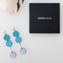 Ilta Wooden Drop Earrings, thumbnail 1 of 8
