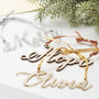 Glitter Personalised Christmas Decorations, thumbnail 2 of 4