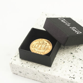 Personalised 60th Birthday Sixpence Heart Compact Mirror, 12 of 12