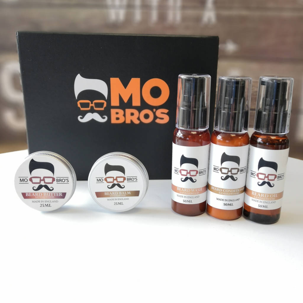 Ultimate Four Step Beard Care T Set By Mo Bros 