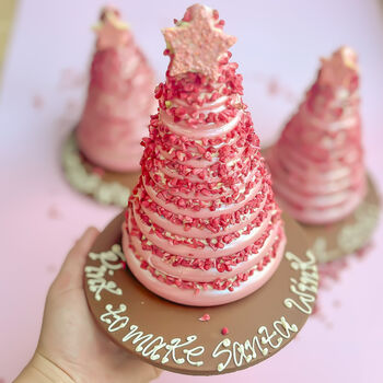 Pink Chocolate And Raspberry Smash Christmas Tree, 5 of 10