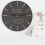 Personalised Slate Kitchen Clock, thumbnail 2 of 7