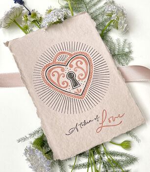 Love Token Letterpress Keepsake Postcard, 2 of 4