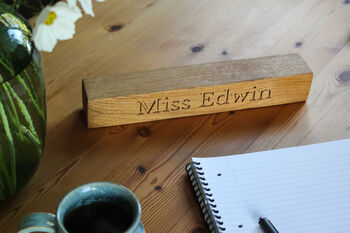 Personalised Teacher And Staff Name Plaque, 7 of 9