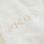 Personalised White Hooded Towelling Robe, thumbnail 3 of 5