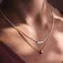 Mini Spinning Birthstone Disc Necklace, thumbnail 1 of 11
