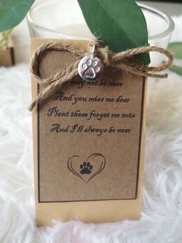 Pet Memorial Loss Remembrance Personalised Gift Set, 3 of 8