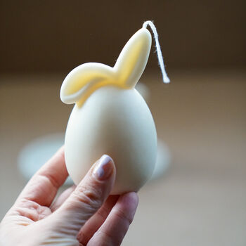 Handmade Bunny Ear Easter Gift Candle, 4 of 6