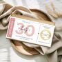 Pink Birthday Scratch To Reveal Card, Surprise Birthday Voucher, Scratch Off Surprise Ticket, thumbnail 1 of 6