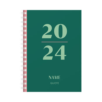 Personalised 2024 Diary And Notebook, 7 of 12