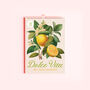 Dolce Vita Lemon Mid Year Calendar, thumbnail 1 of 4