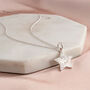 Dainty Star Fingerprint Necklace, thumbnail 1 of 5