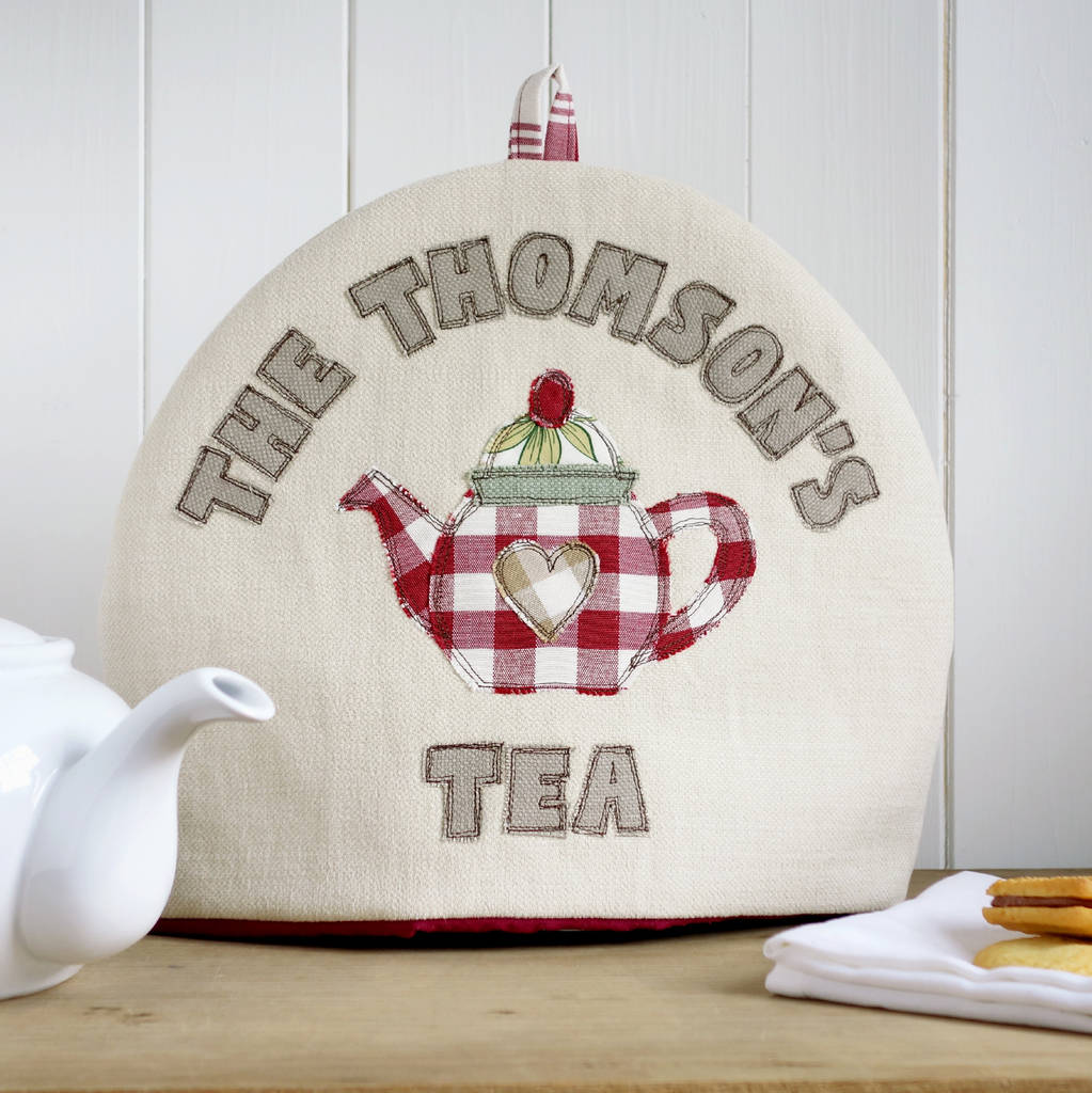Personalised Family Name Tea Cosy Gift, 1 of 11