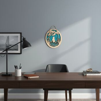 Wild Swimming Wooden Wall Plaque, 3 of 6