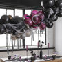Balloon Arch With Streamers, Cobwebs And Bats, thumbnail 1 of 4