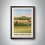 North Wessex Downs Aonb Travel Poster Art Print, thumbnail 1 of 8