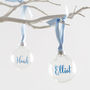 Personalised Baby Glass Bauble, thumbnail 3 of 5