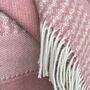 Uptown Wool Throw Pink, thumbnail 4 of 6