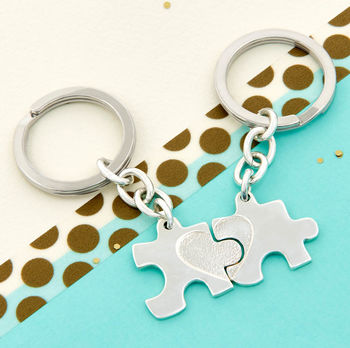 Personalised Silver Mother And Daughter Jigsaw Keepsake, 4 of 7