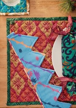 Recycled Sari Reusable Christmas Cracker, 2 of 3