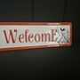 Metal 'A Wicked Welcome' Halloween Sign, thumbnail 2 of 3