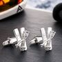 Personalised Ski Cufflinks, thumbnail 1 of 8