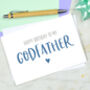 Godfather Happy Birthday Card, thumbnail 1 of 3