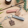 Personalised His And Hers New Home Keyring Gift Set, thumbnail 1 of 10