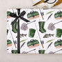 Three Sheets Of Fishing Wrapping Paper For Him, thumbnail 2 of 2