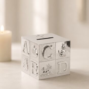 Personalised Cross Design Abc Money Box, 2 of 6