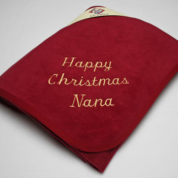 Personalised Christmas Blanket, 4 of 7