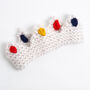 Queens Platinum Jubilee Coronation Crown Knitting Kit, thumbnail 2 of 6